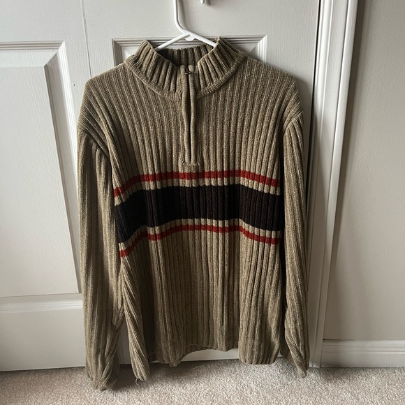 Soft Knitted Quarter Zip Sweater: - Picture 5 of 7